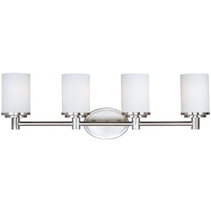 Maxim Lighting Cylinder 4 - Light Vanity in  Satin Nickel - 1 of 1