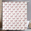 Avanti Linens Christmas Bows Shower Curtain & Hook Set - 2 of 3