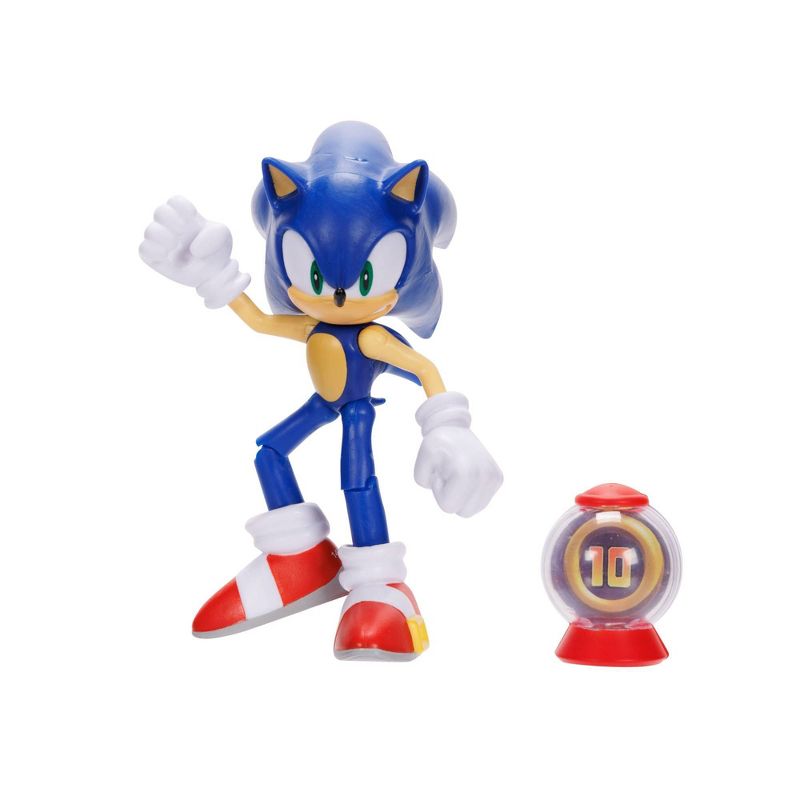 Sonic the Hedgehog with Super Ring Item Box Action Figure, 5 of 8
