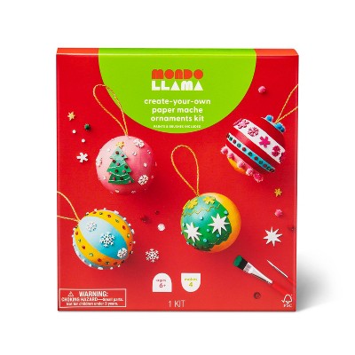 Create-Your-Own Paper Mache Ornament Kit - Mondo Llama™