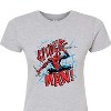 Women's - Marvel - Spider-man Ink Fitted Graphic T-Shirt - 2 of 3