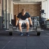 Costway Heavy Duty Olympic Hex Trap Bar w/ Flat or Raised Knurled Handles for Squats Black/Silver - 4 of 4
