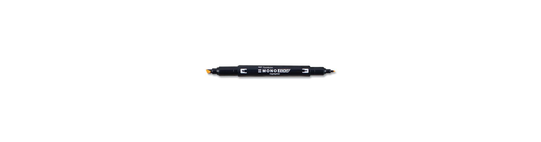 Tombow Mono Highlighters, Golden Yellow Ink, Bullet/Chisel Tip, Golden Yellow Barrel, 10/Box