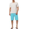 TATT 21 Men's Summer Casual Solid Color Drawstring Elastic Waist Beach Board Short - 2 of 4