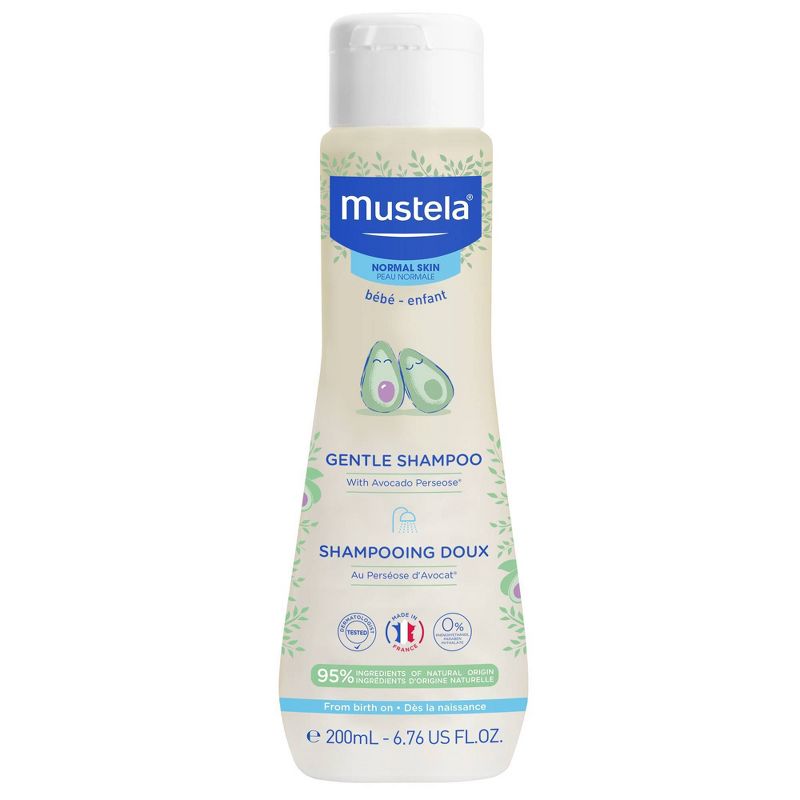 Mustela Gentle Baby Shampoo and Detangler - 6.76 fl oz, 1 of 5