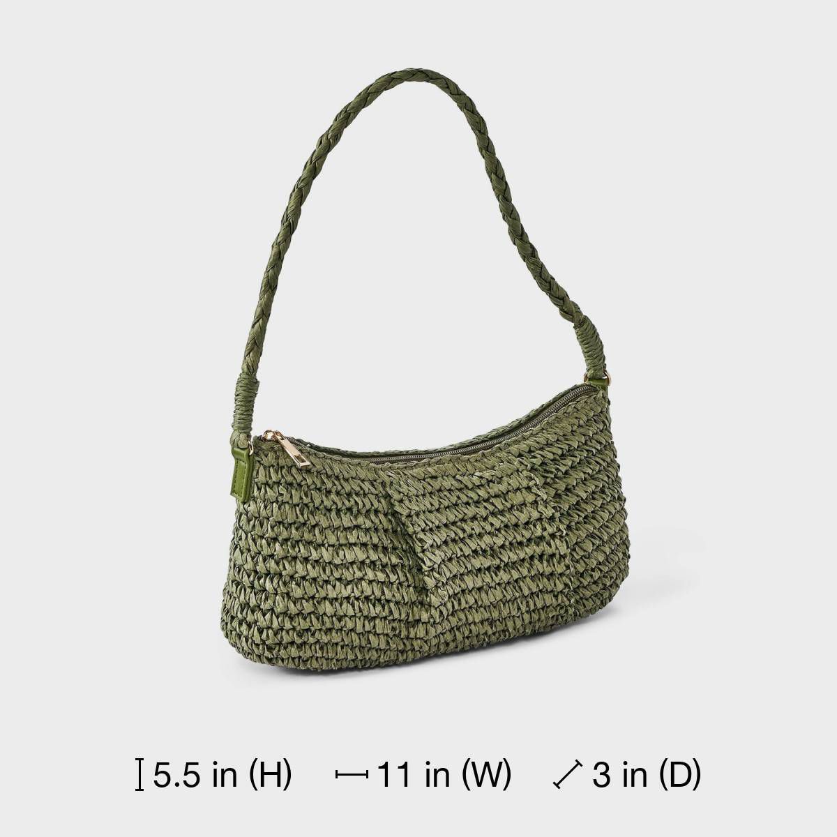 Straw Shoulder Bag - A New Day™ - thumbnail 6