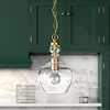 Hudson and Canal 7" Wide Pendant with Glass Shade - 3 of 4