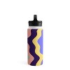 MariaMariaCreative Waves Stripe Multi Water Bottle - Society6 - 3 of 4