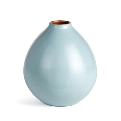 Plum & Post 11" x 12" Lucela Peruvian Clay Medium Handcrafted Decorative Vase