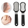 Unique Bargains Removes Dead Skin Coarse And Fine Dual Sided Foot File Black 1 Set - 2 of 4
