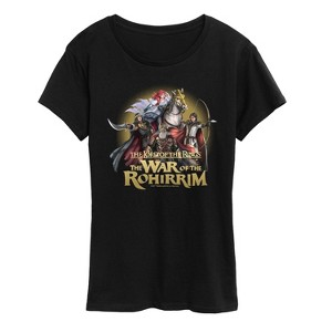 Women's - Lord of the Rings - War of the Rihirrim Characters Short Sleeve Graphic T-Shirt - 1 of 4