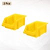 Unique Bargains Plastic Stackable Garage Closet Organization Shelf Bins 2 Pcs - 3 of 4