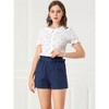 INSPIRE CHIC Women's Loose Fit High Waist Shorts - 2 of 4
