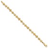 Black Bow Jewelry 14k Yellow Gold Turtle, Starfish and Shell Beach Bracelet - 7 Inch - 2 of 4