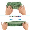 Unique Bargains Polyester Round Washable Elastic Bar Stool Cover for Dia 12"-14" Chair 4 Pcs - 4 of 4