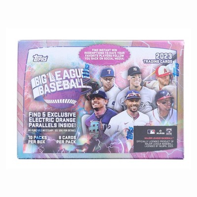 Topps MLB 2023 Big League Baseball Value Box | 10 Packs Per Box