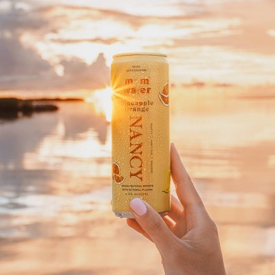 Mom Water Pineapple Orange - Nancy - 4pk/355ml Cans