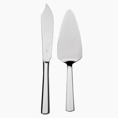 DUKA Stainless Steel 2-Piece Cake Serving Set