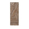 Reclaimed Wood Geometric Handmade Linear Wall Decor Brown - Olivia & May: Farmhouse Style, Carved Art, Vertical Orientation, Spot Clean - 2 of 4