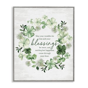 Stupell Industries Irish Proverb Wreath, 24" x 30" - 1 of 4