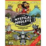 Mystical Medleys: A Vintage Cartoon Tarot Poster Book - by  Gary Hall (Paperback)