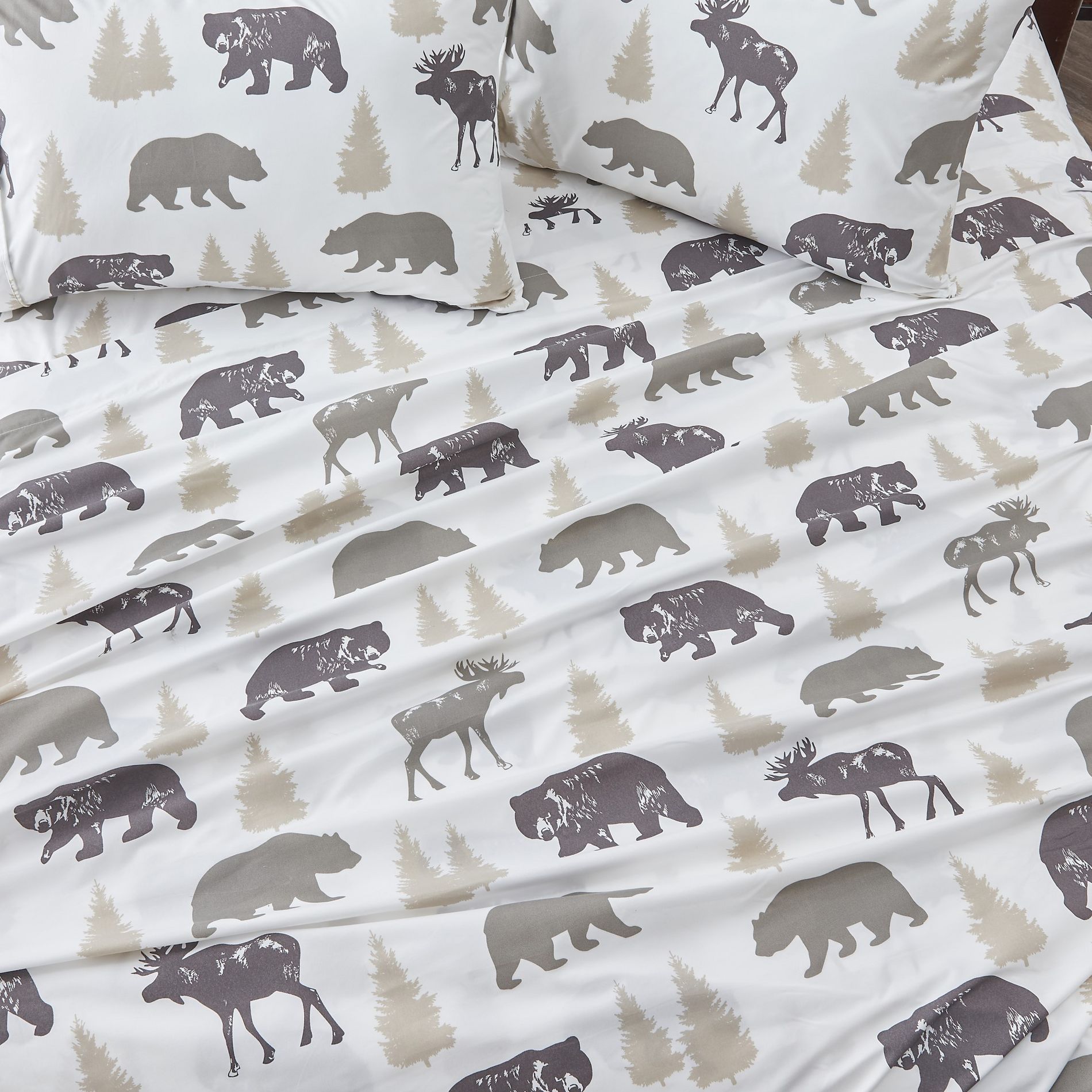 Rustic Lodge Brushed Microfiber Sheet Set - Great Bay Home
