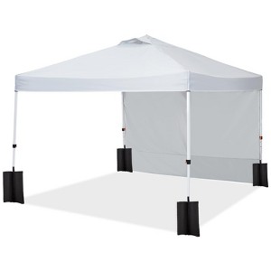 Pop Up Canopy, Beach Tent with One Push Setup - Waterproof Sun Shade with Wheeled Bag for Outdoor Events, Parties - 1 of 4