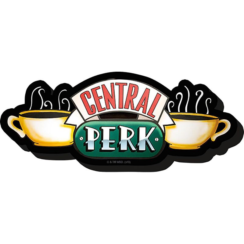 NMR Distribution Friends Central Perk Logo Plastic Magnet, 1 of 4