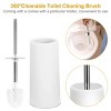 Bathroom Accessories Set 6 Pcs Bathroom Set Ensemble Complete Soap Dispenser Toothbrush Holder Tumbler Soap Dish Toilet Cleaning Brush Trash Can - 3 of 4