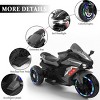 TopComfy Baby Walkers Kids Ride On Cycle Toy Gray Sturdy Two Wheel Design Cool With Training Wheels for Children, Gray, 41.7"*19.3"*25" - 3 of 4