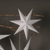 TopComfy Decorative Object Handmade Paper Star Elegant Holiday Decor for Festive Spaces, White, 18.1"*1"*18.1" - 2 of 4