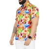 HAPPY BAY Mens Hawaiian Shirts Short Sleeve Button Down Shirt Floral Shirt Men Casual Beach Holiday Hawaii Island Shirts for Men Funny - 3 of 4