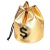 HalloweenCostumes.com  Women  Money Bag Purse Accessory, Black/Brown - 2 of 4