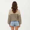 Anna-Kaci Women's Striped Knit Pullover Sweater with Relaxed Fit and Ribbed Hem - 2 of 4