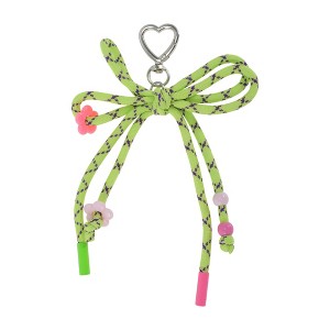 Unique Bargains Braided Bow with Love Buckle Handbag Charm 1 Pc - 1 of 4