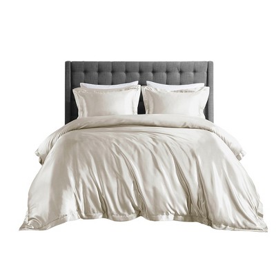 Gracie Mills Elizabeth 4-PC Satin Luxury Comforter Set