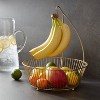 Delavan Collection Metal Wire Fruit Basket with Banana Hanger Gold - Threshold™: Iron Round Fruit Bowl & Banana Stand - 2 of 3