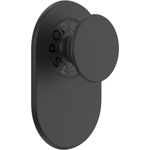 PopSockets - PopGrip - Aluminum BLACK.