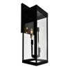 CWI Lighting Windsor 4 Light Black Outdoor Wall Light - 3 of 4
