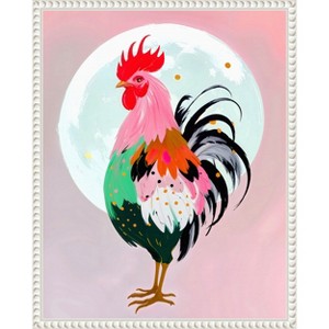 Amanti Art Charm Never Hurt a Rooster by Uma Gokhale Framed Canvas Wall Art - 1 of 4