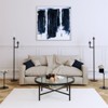 Round Metal Base Coffee Table in Black and Bronze - Henn&Hart - 4 of 4