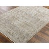 Hauteloom Margaret Damask Dark Sage Washable Area Rug - 3 of 4