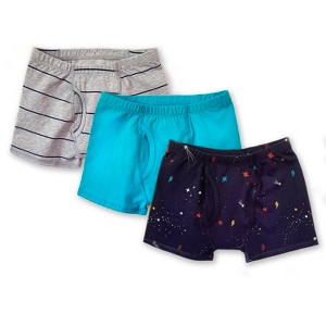Mightly Boys Fair Trade Organic Cotton Boxer Brief Underwear 3-pack - 1 of 2