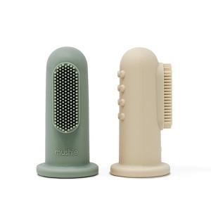 Mushie Finger Toothbrush - 1 of 4