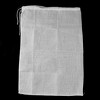Unique Bargains Household Mesh Reusable Tea Drawstring Filter Strainer Food Storage Bags White 16" x 11.4" 4 Pcs - 2 of 3