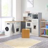 Costway Kids 2-Piece Kitchen Play Set Pretend Chef Toy Set w/ Range Hood & Stove Burner - 2 of 4