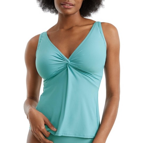 Sunsets Women's Forever Underwire Tankini Top - 77 36DD Ocean