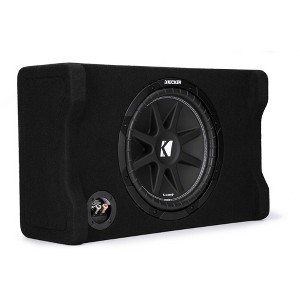 Kicker 48CDF124 Comp 12" Subwoofer in Down Firing enclosure, 4-Ohm - 1 of 4