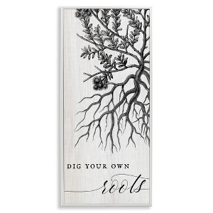 Stupell Industries Dig Your Own Roots Empowering, 10" x 24" - 1 of 4