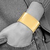Black Bow Jewelry 37mm 14k Yellow Gold Polished Solid Cuff Bangle Bracelet - 3 of 4